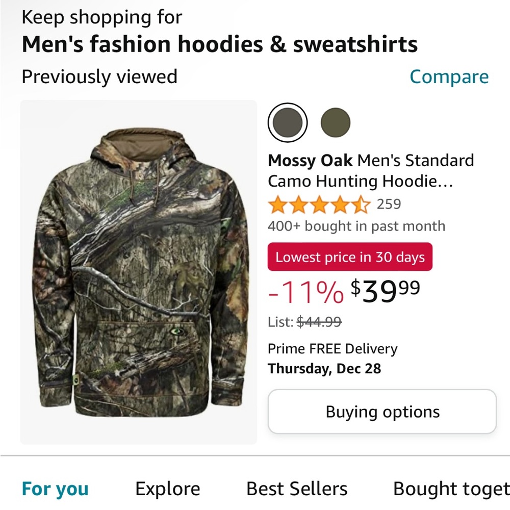 Missy oak men’s small great condition. My daughter wore it like 5 times.
